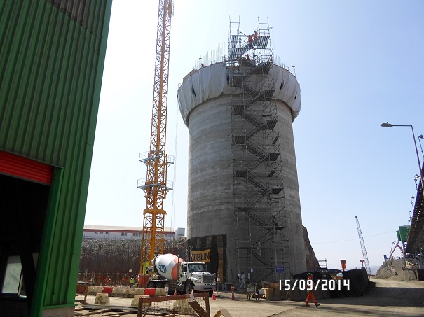 PROYECTO GUACOLDA: EQUIPO ZÜBLIN LOGRÓ CORONACIÓN DEL SILO 1